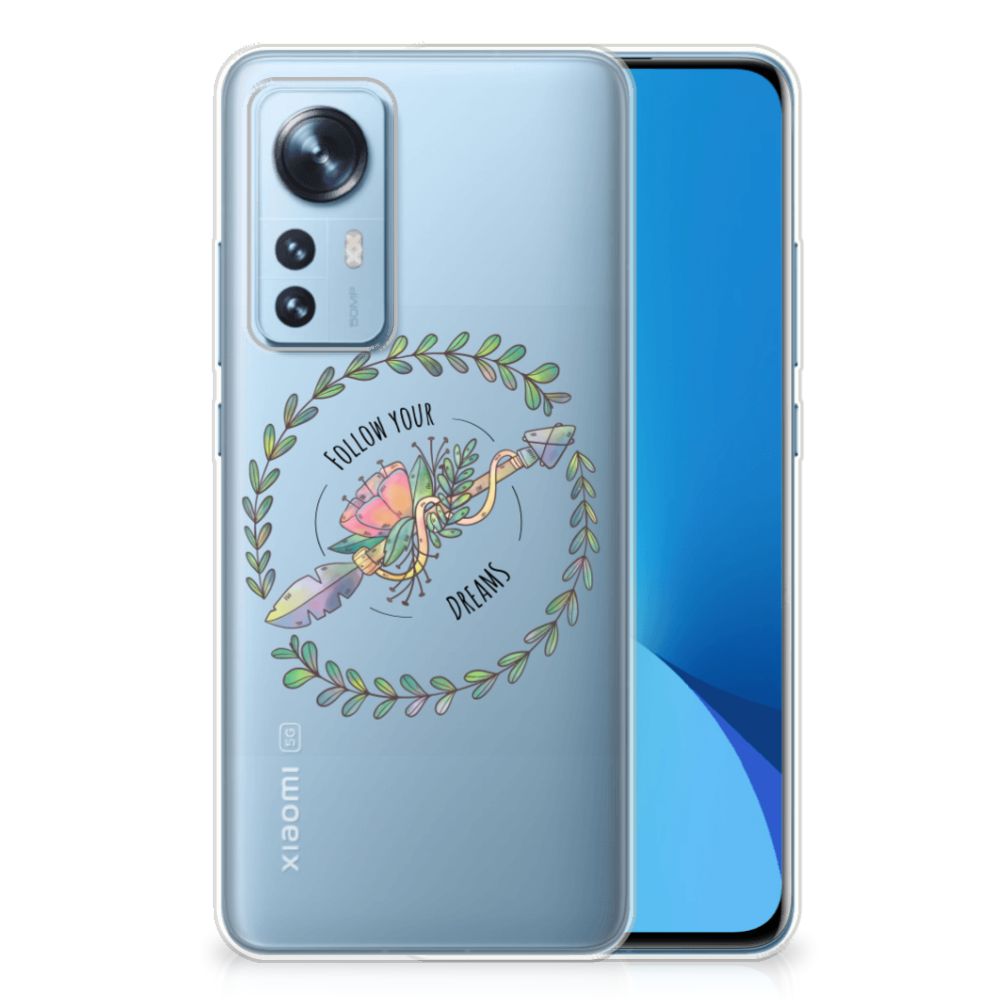 Xiaomi 12 | 12X Telefoonhoesje met Naam Boho Dreams B2C Telecom