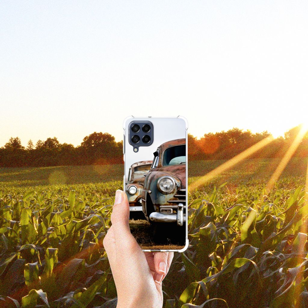 Samsung Galaxy M53 Anti-shock Hoesje met foto Vintage Auto B2C Telecom
