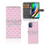 Motorola Moto G9 Plus Portemonnee Hoesje Flowers Pink DTMP
