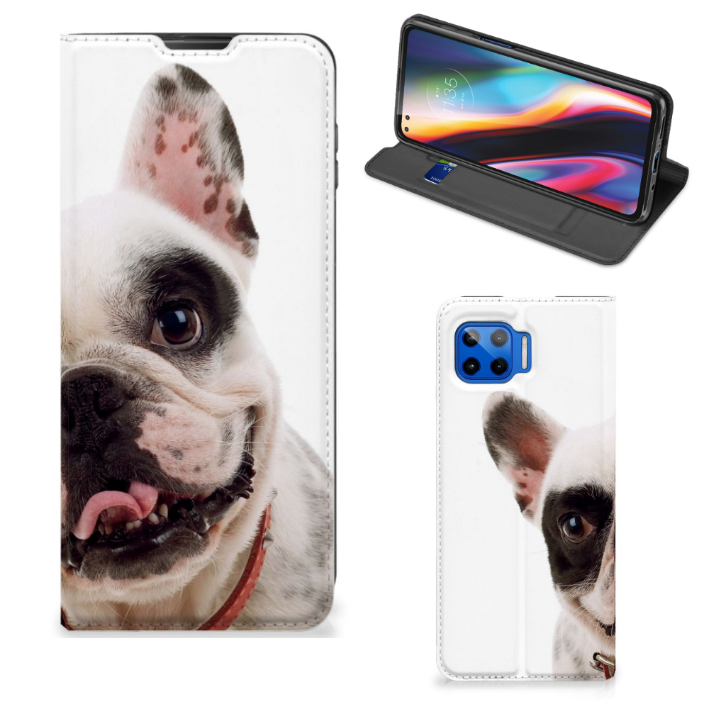 Motorola Moto G 5G Plus Hoesje maken Franse Bulldog - B2C Telecom