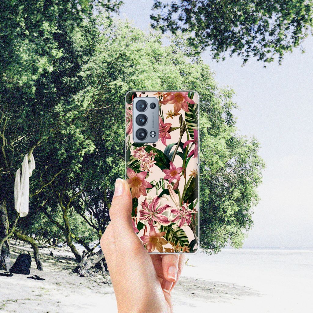 OPPO Reno 6 Pro Plus 5G TPU Case Flowers B2C Telecom