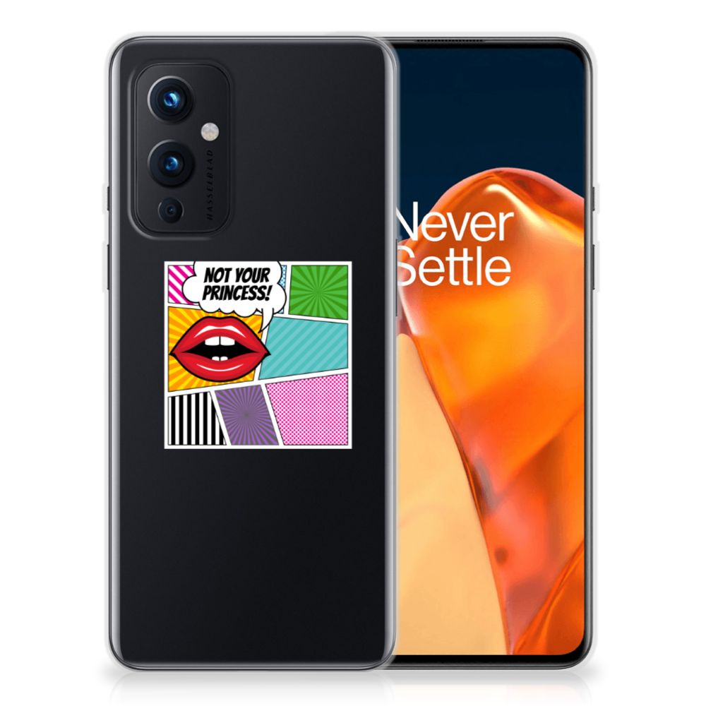 OnePlus 9 Silicone Back Cover Popart Princess B2C Telecom
