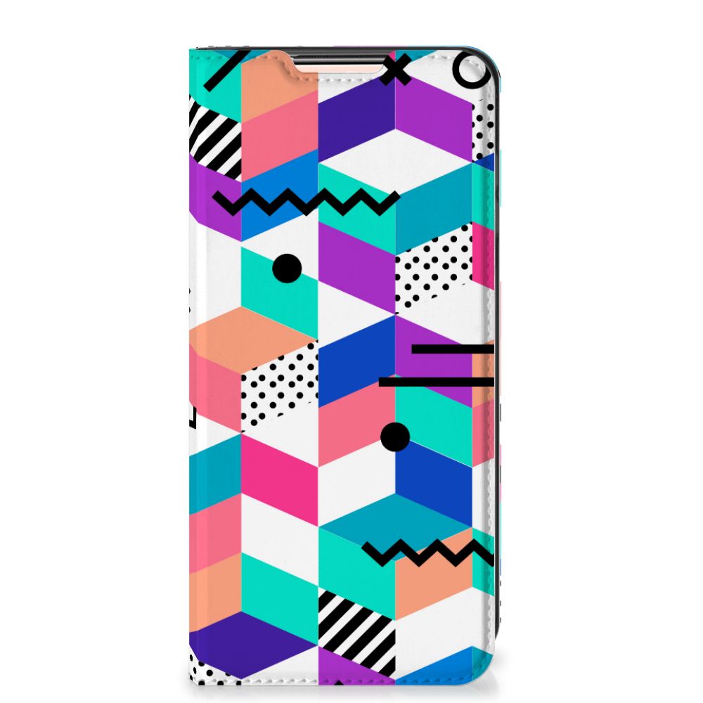 Xiaomi Redmi Note 10/10T 5G | Poco M3 Pro Stand Case Blokken Kleurrijk - B2C Telecom