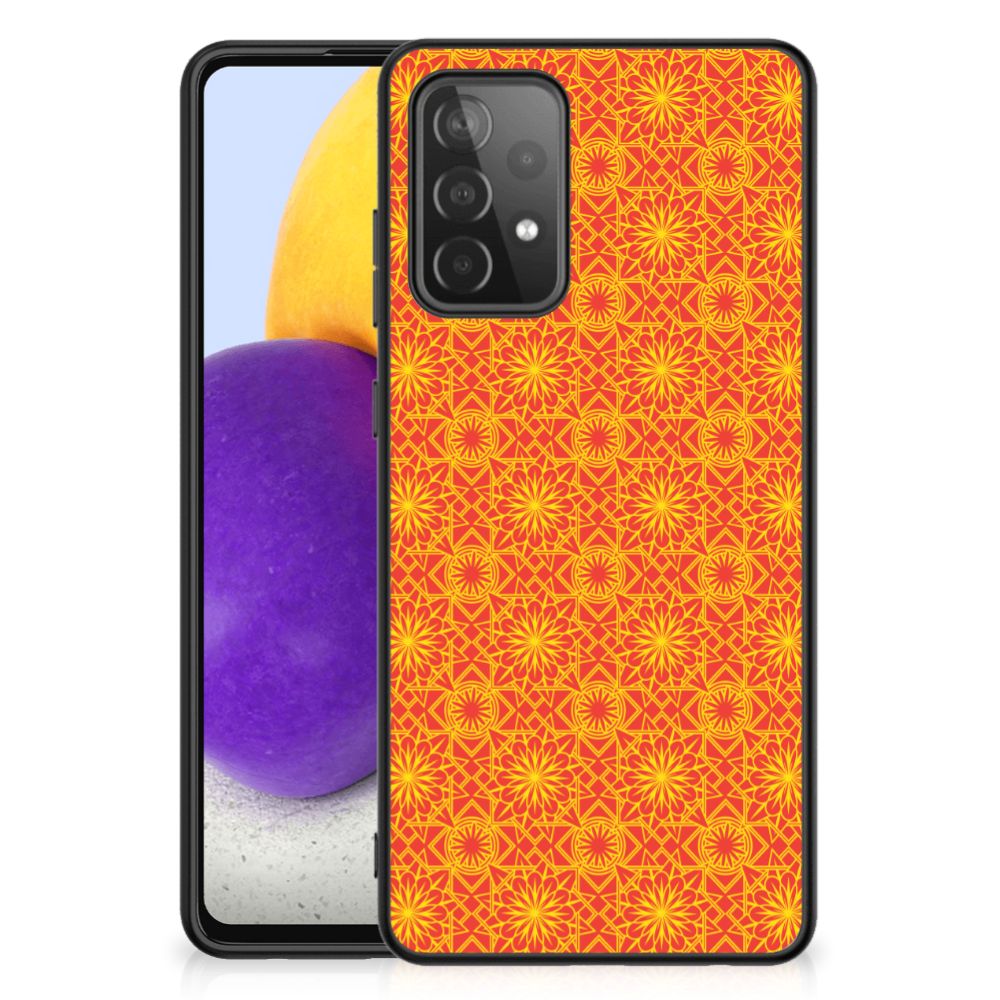 Samsung Galaxy A72 (5G/4G) Back Case Batik Oranje