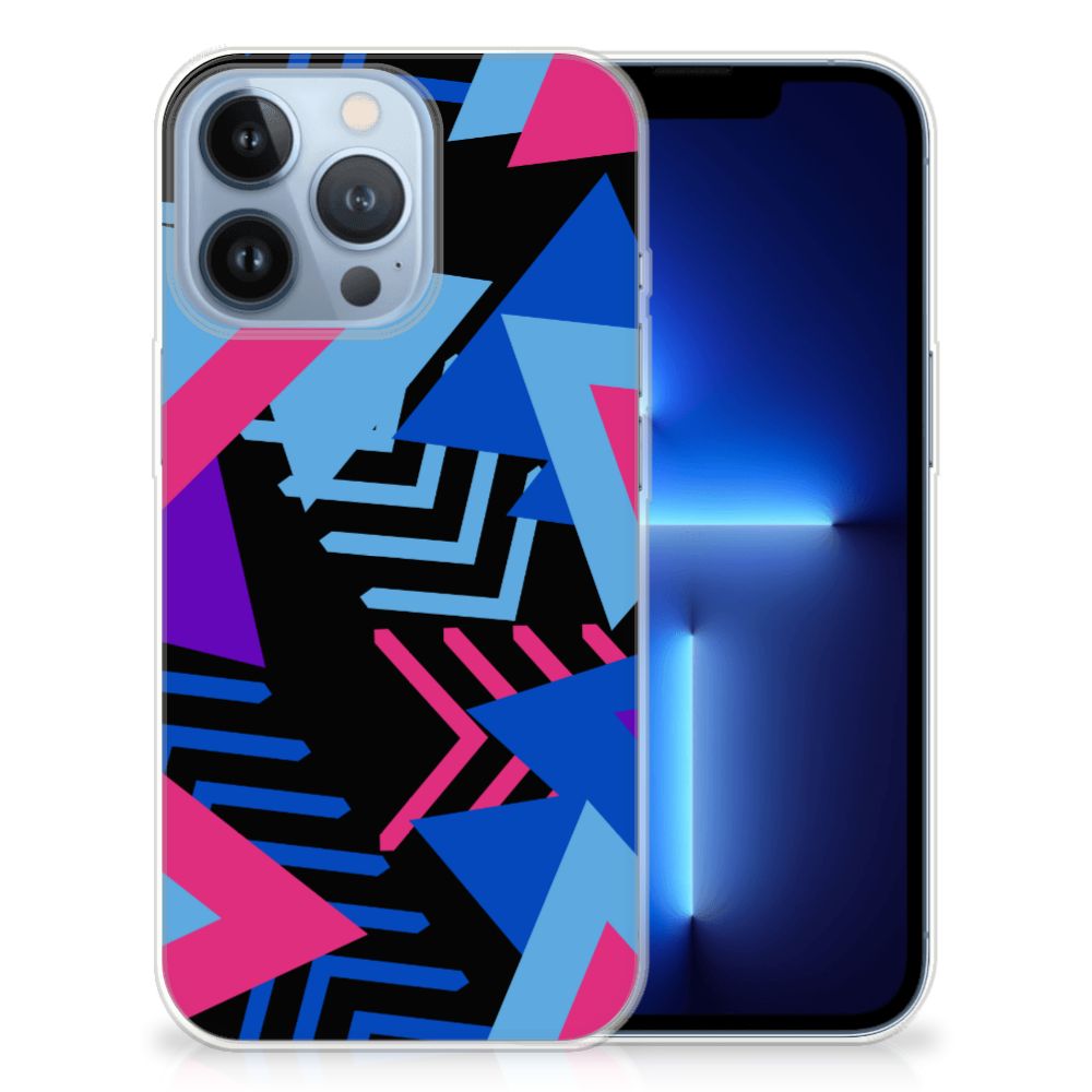 Apple iPhone 13 Pro TPU Hoesje Funky Triangle B2C Telecom