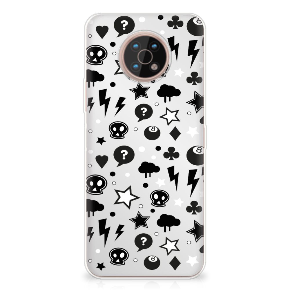 Silicone Back Case Nokia G50 Silver Punk B2C Telecom