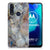 Motorola Moto G8 Power Lite TPU Siliconen Hoesje Marmer Grijs B2C Telecom