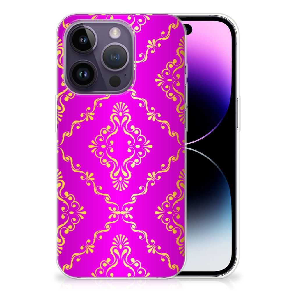 Siliconen Hoesje Apple iPhone 14 Pro Barok Roze B2C Telecom