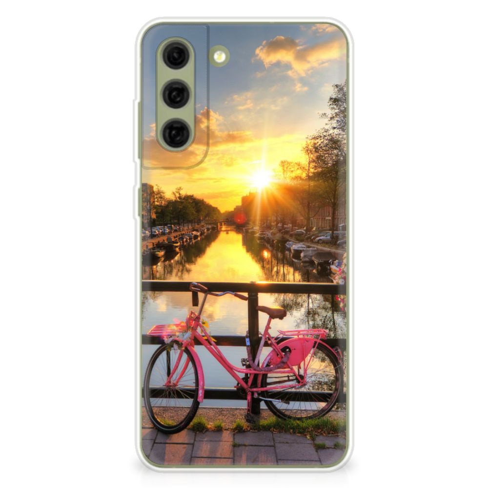 Samsung Galaxy S21FE Siliconen Back Cover Amsterdamse Grachten