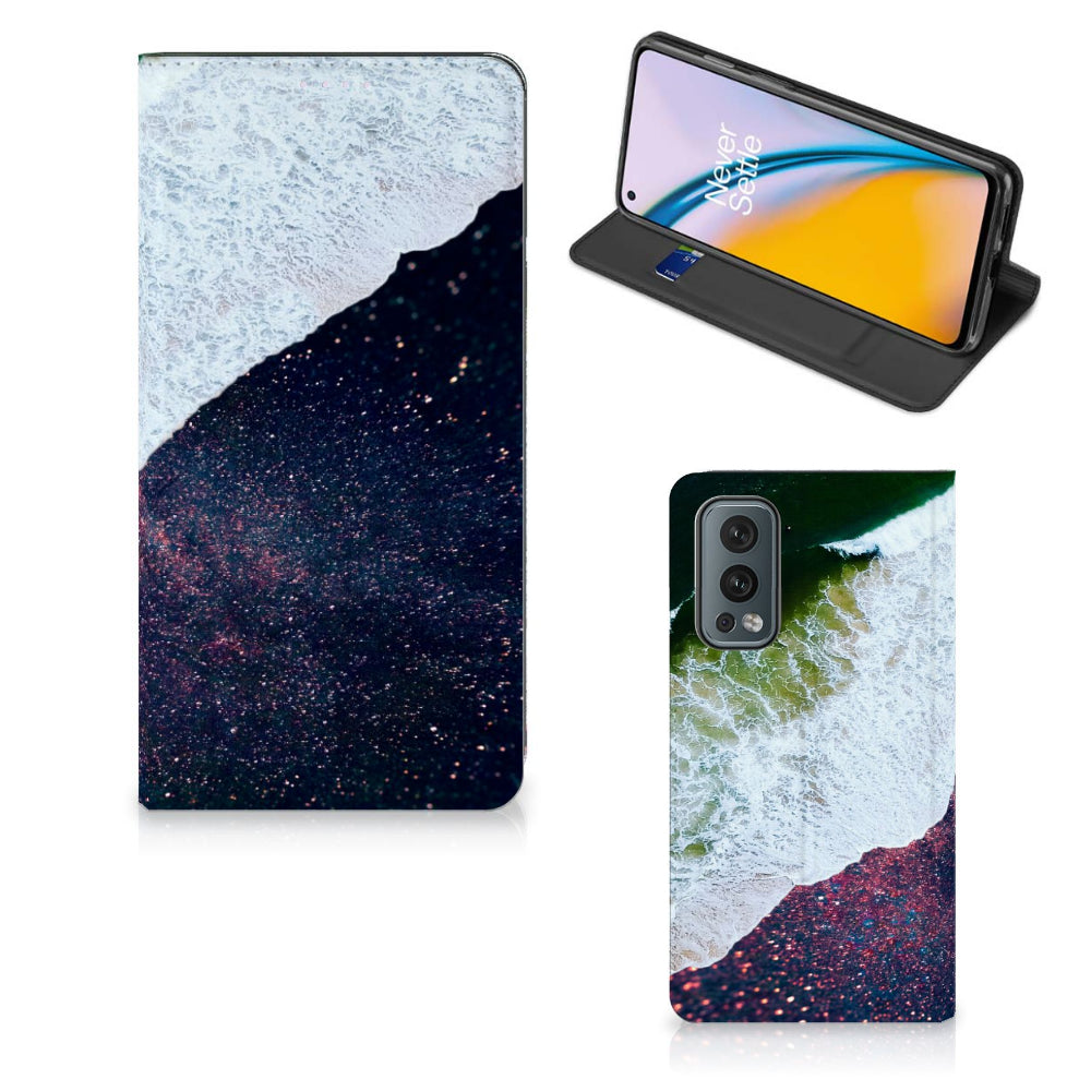 OnePlus Nord 2 5G Stand Case Sea in Space