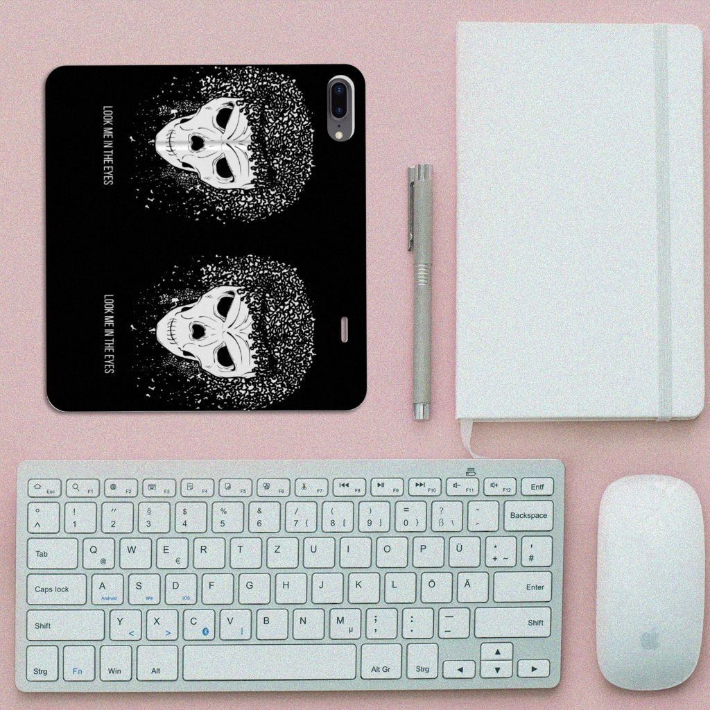 Mobiel BookCase Apple iPhone 7 Plus | 8 Plus Skull Hair