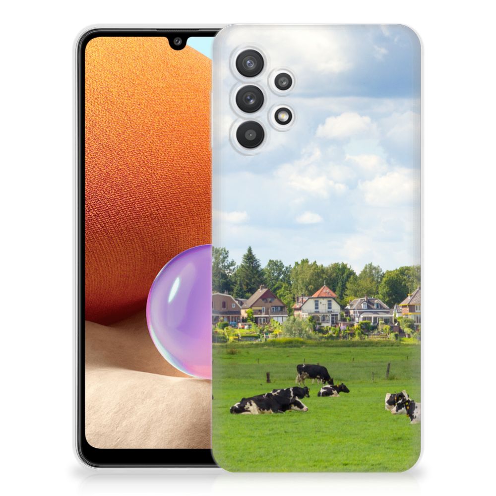 Samsung Galaxy A32 4G | A32 5G Enterprise Editie TPU Hoesje Koeien B2C Telecom