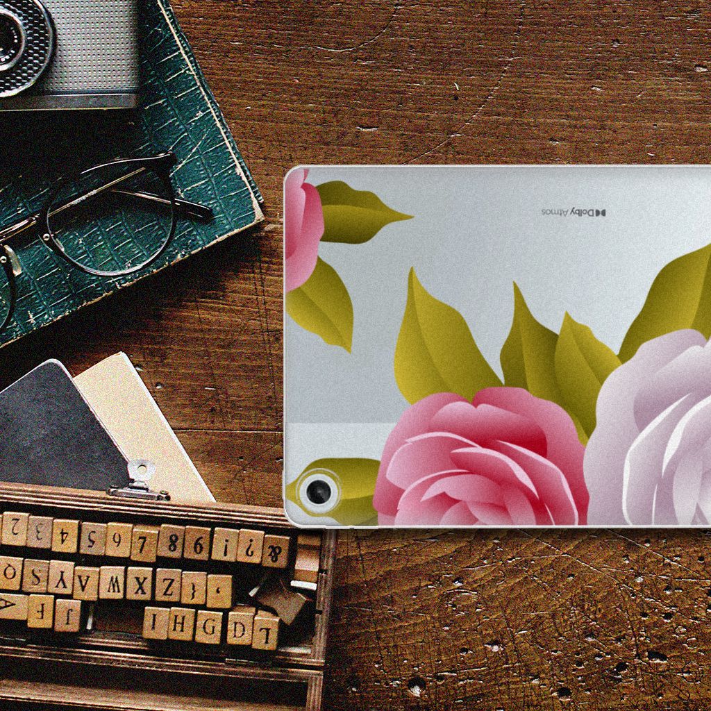 Lenovo Tab M10 Plus (3e generatie) Siliconen Hoesje Roses