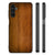 Samsung Galaxy A14 5G Houten Print Telefoonhoesje Donker Hout - Houten design back cover voor Samsung Galaxy A14 5G