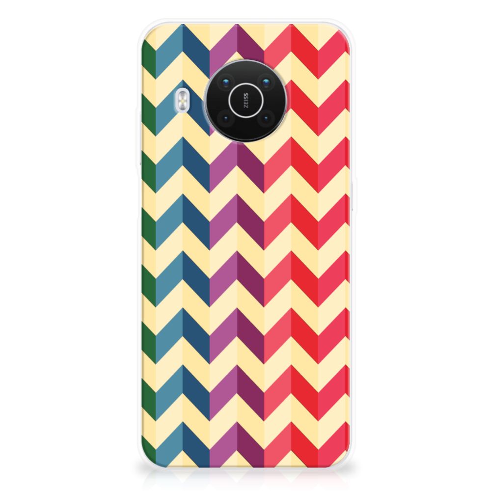 Nokia X10 | X20 TPU bumper Zigzag Multi Color B2C Telecom