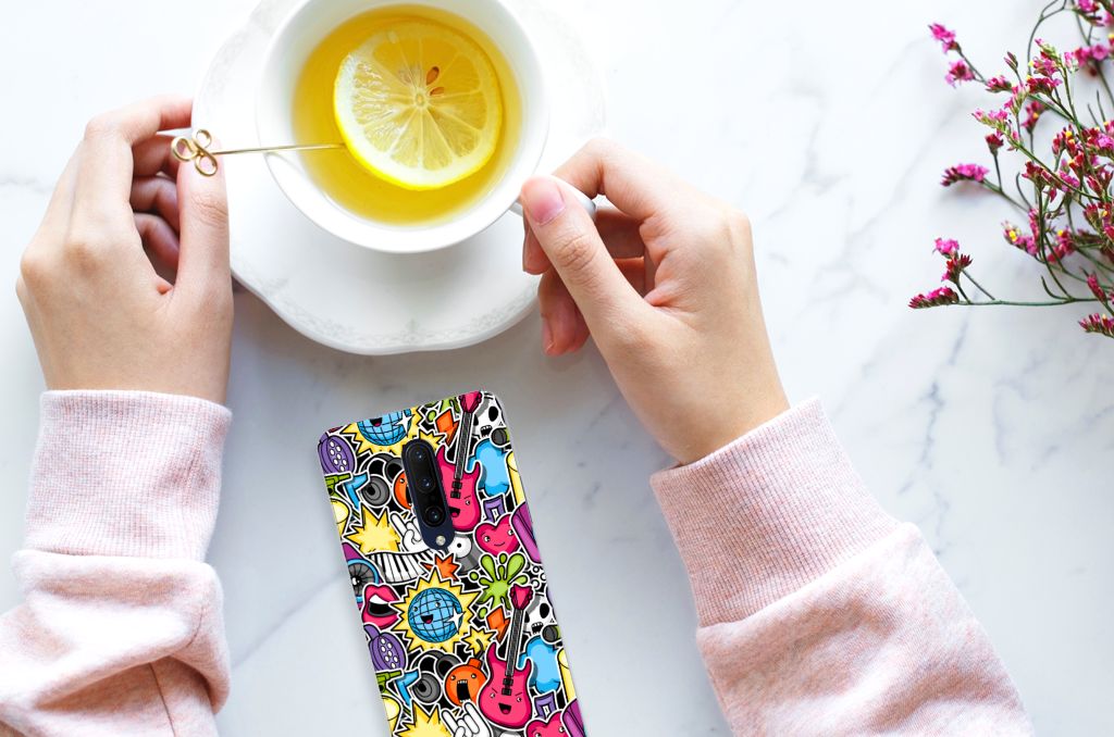 OnePlus 7 Pro Silicone Back Cover Punk Rock