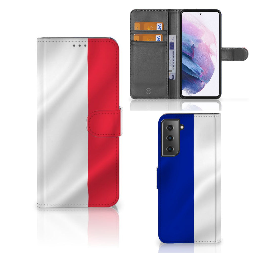 Samsung Galaxy S21 Plus Bookstyle Case Frankrijk