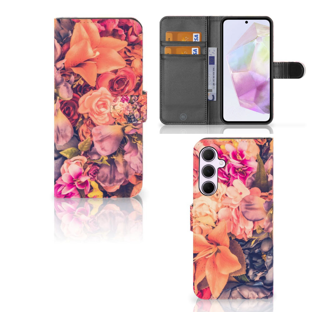 Samsung Galaxy A35 Hoesje Bosje Bloemen