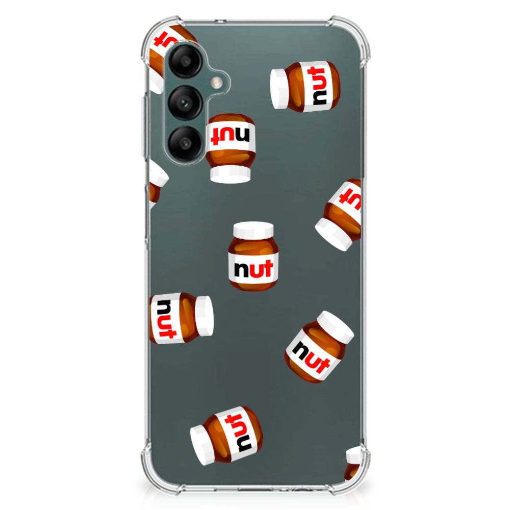 Samsung Galaxy A14 5G/4G Beschermhoes Nut Jar met uniek Nut Jar design op een flexibele rubberen hoes