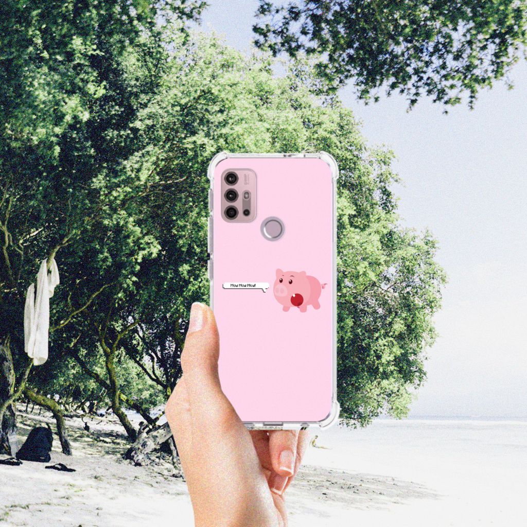 Motorola Moto G30 | G20 | G10 Stevig Bumper Hoesje Pig Mud B2C Telecom