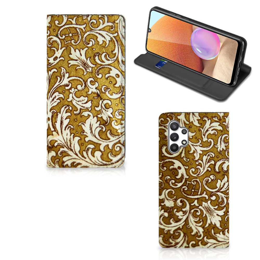 Telefoon Hoesje Samsung Galaxy A32 4G | A32 5G Enterprise Editie Barok Goud - B2C Telecom