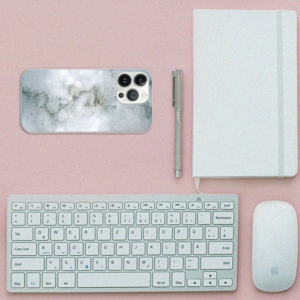 Hoesje maken iPhone 13 Pro Max Painting Grey B2C Telecom