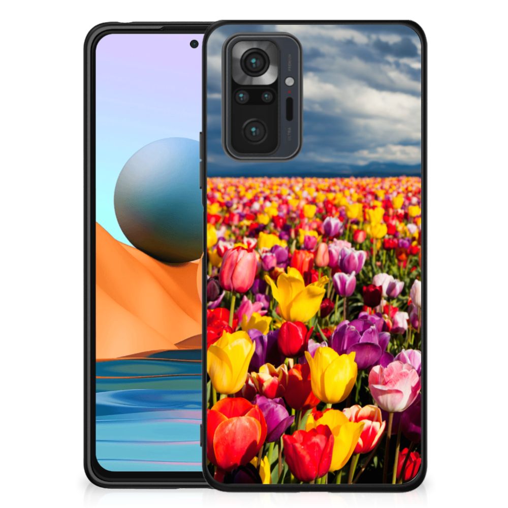 Xiaomi Redmi Note 10 Pro Bloemen Hoesje Tulpen