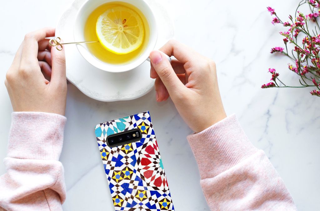 Samsung Galaxy S10 Standcase Mozaïek