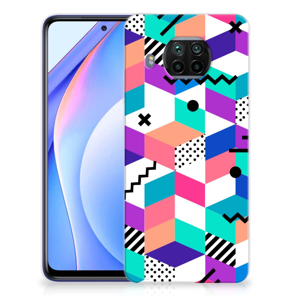 Xiaomi Mi 10T Lite TPU Hoesje Blokken Kleurrijk B2C Telecom
