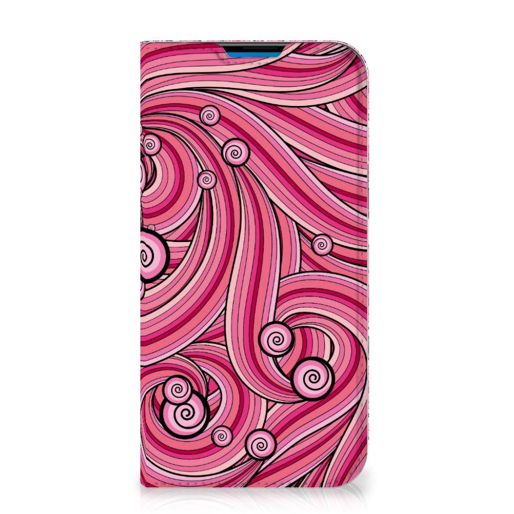 iPhone 14 Pro Max Bookcase Swirl Pink - B2C Telecom