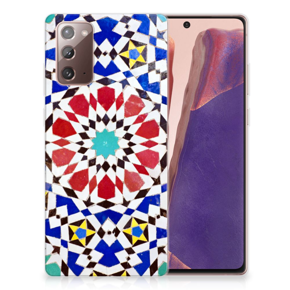 Samsung Note 20 TPU Siliconen Hoesje Mozaïek