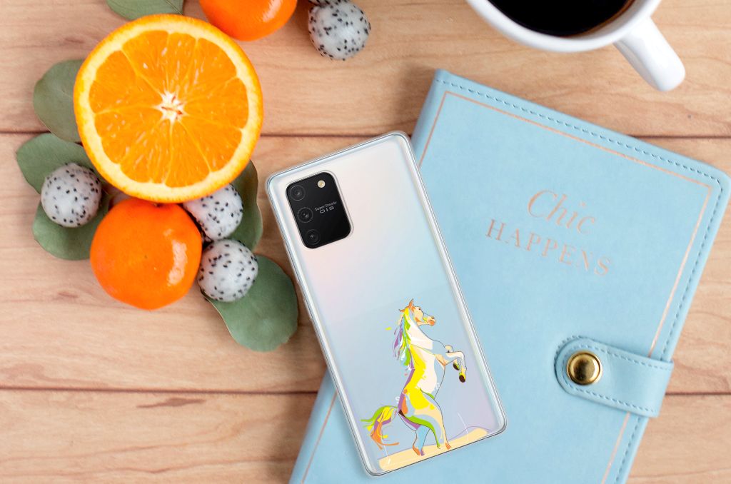 Samsung Galaxy S10 Lite Telefoonhoesje met Naam Horse Color B2C Telecom