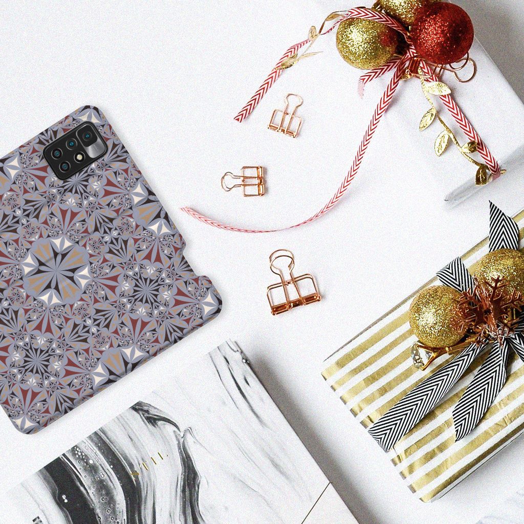 Xiaomi Redmi 10 Standcase Flower Tiles - B2C Telecom
