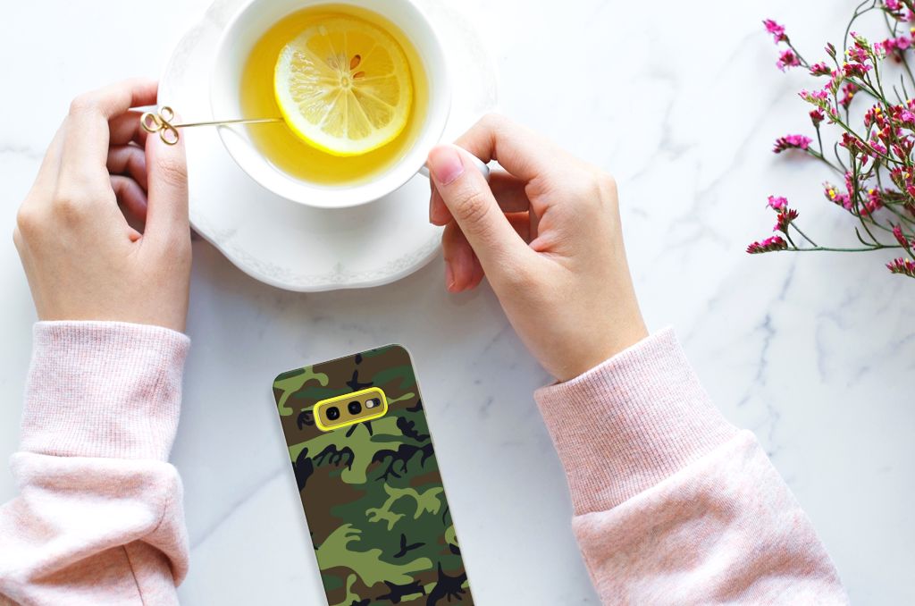 Samsung Galaxy S10e TPU bumper Army Dark