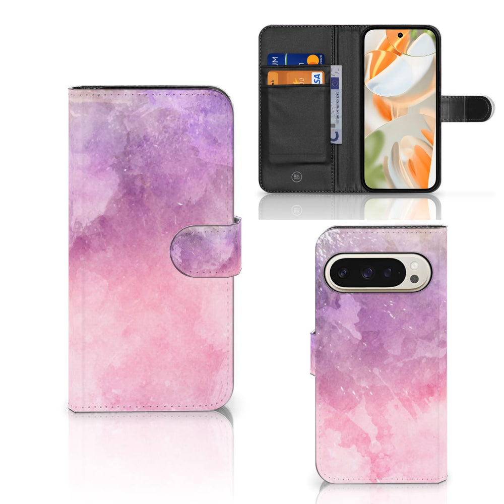 Hoesje Google Pixel 9 | 9 Pro Pink Purple Paint