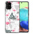 Samsung Galaxy A71 Dierenprint Telefoonhoesje Flamingo Triangle