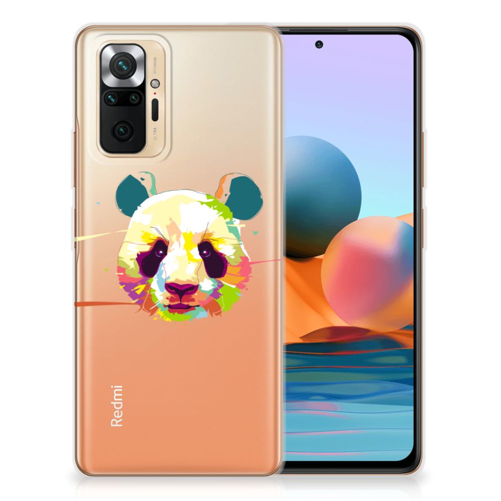 Xiaomi Redmi Note 10 Pro Telefoonhoesje met Naam Panda Color B2C Telecom