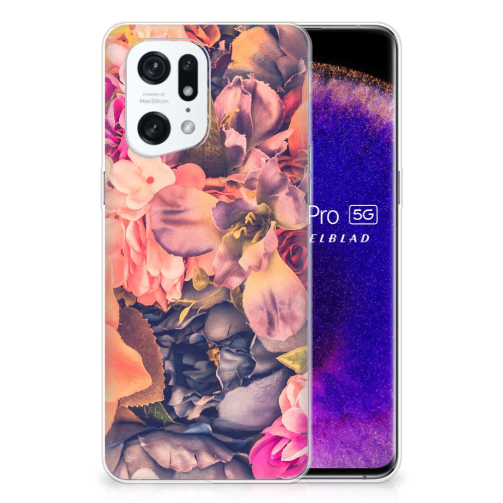 OPPO Find X5 Pro TPU Case Bosje Bloemen