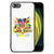 iPhone SE 2022 | SE 2020 | 7/8 Hoesje Cat Color met kleurrijke kattenillustratie en schokabsorberend TPU materiaal.