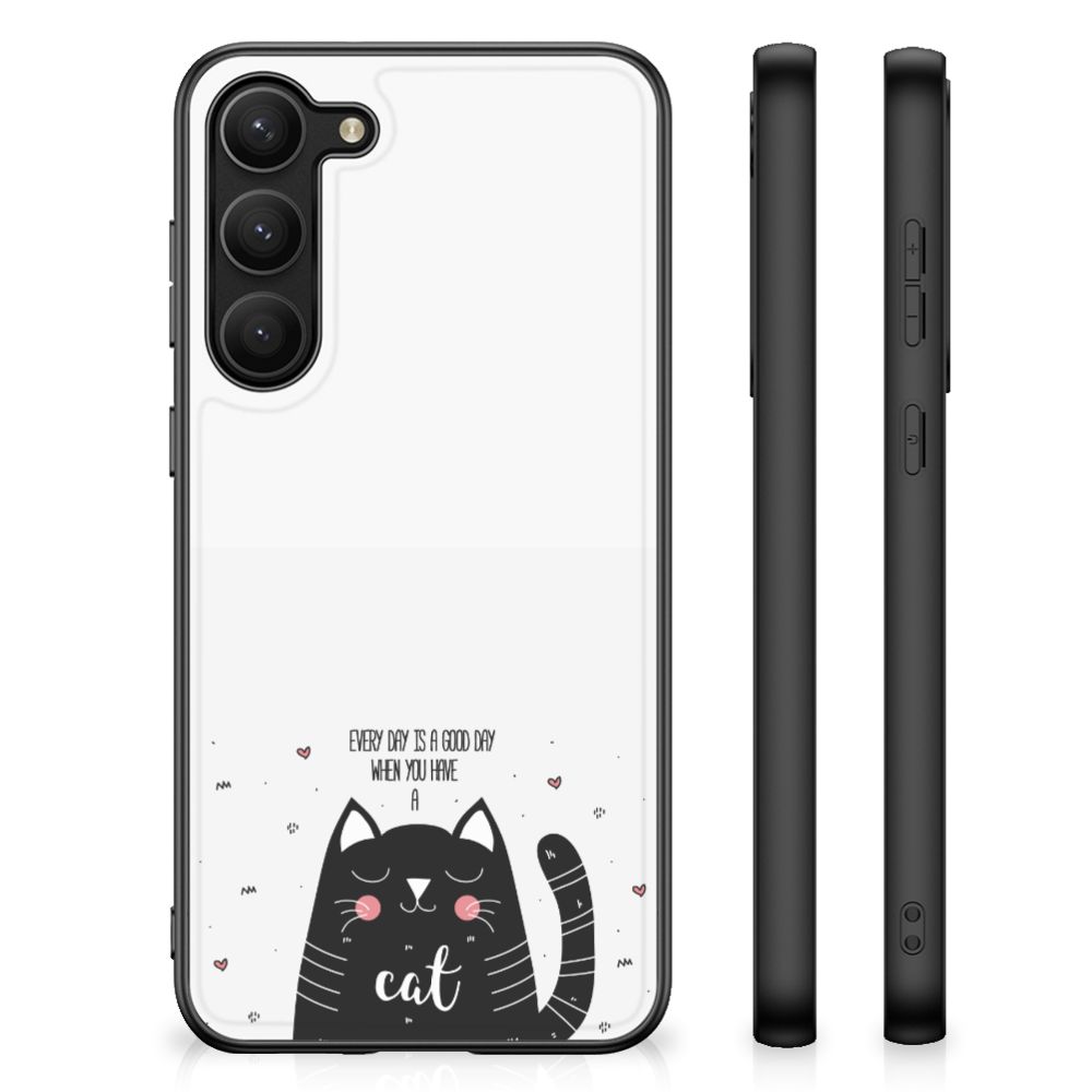 Samsung Galaxy S23 Plus Hoesje Cat Good Day B2C Telecom