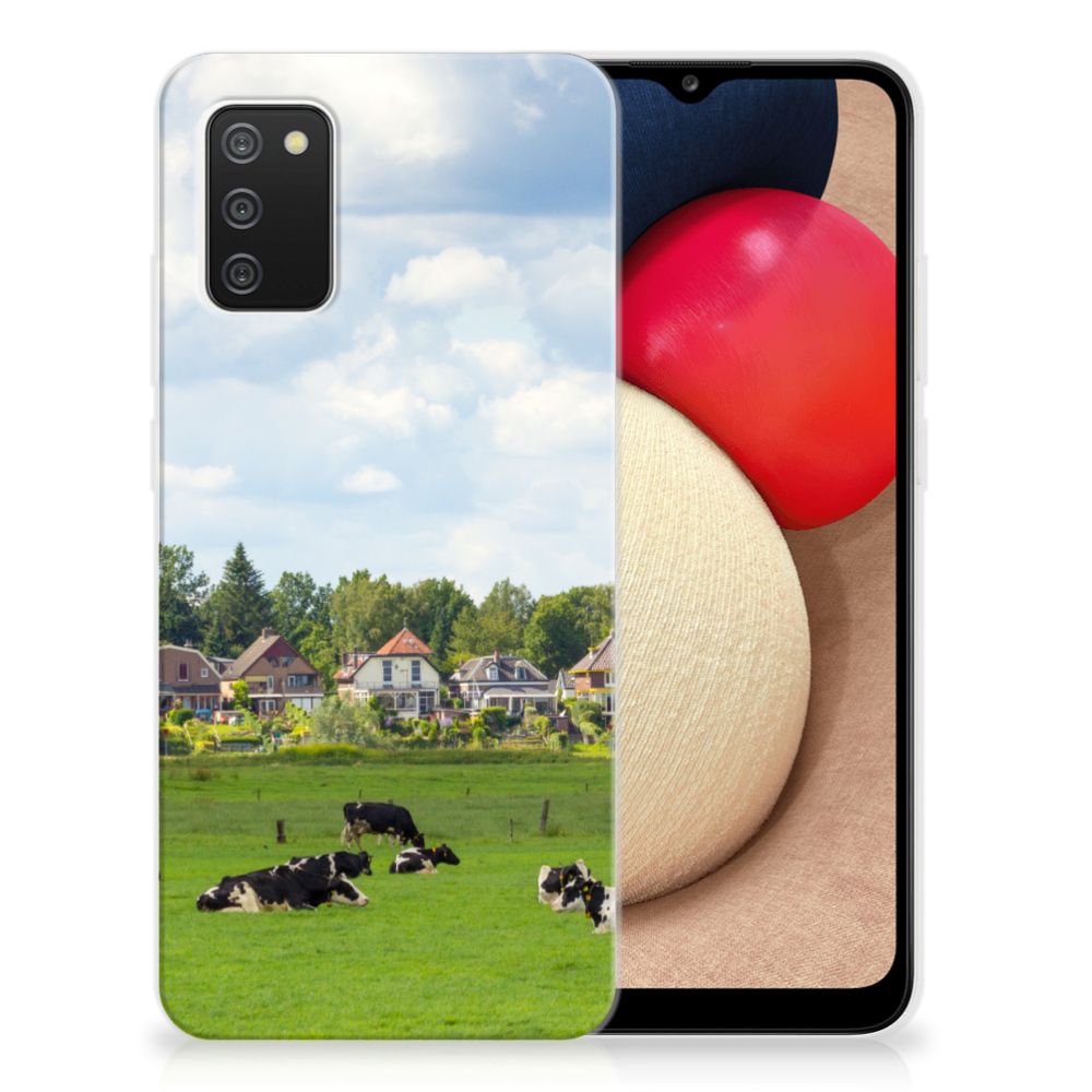 Samsung Galaxy A02s TPU Hoesje Koeien B2C Telecom