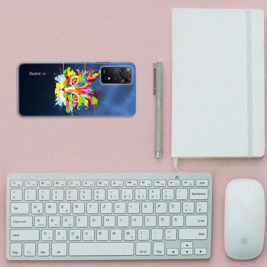 Xiaomi Redmi Note 11 Pro 5G Telefoonhoesje met Naam Cat Color B2C Telecom