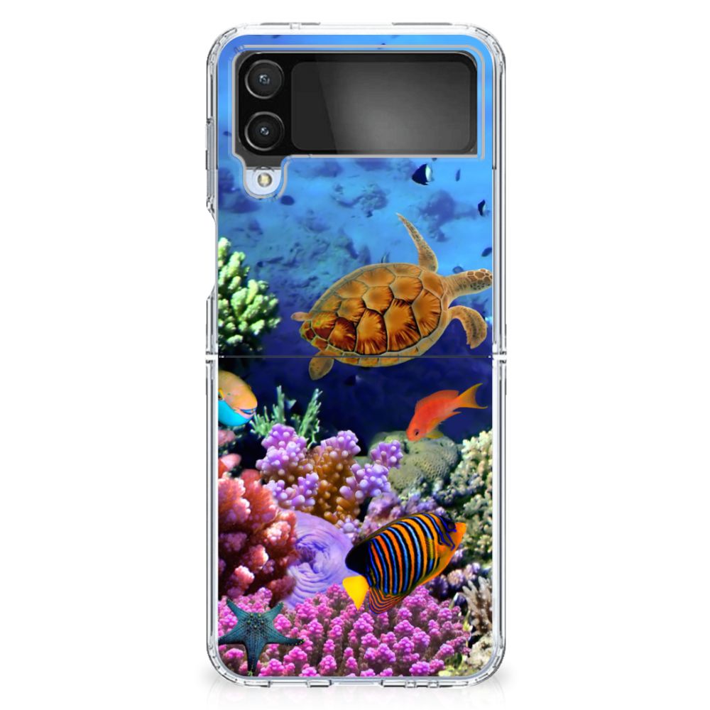 Samsung Galaxy Z Flip 4 TPU Hoesje Vissen