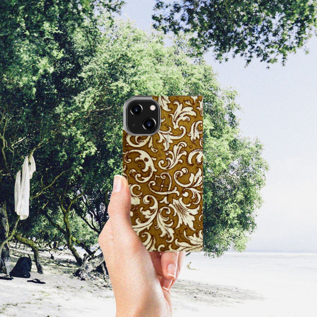 Telefoon Hoesje iPhone 14 Barok Goud