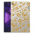 Lenovo Tab M10 Plus Siliconen Hoesje Gouden Bloemen - B2C Telecom