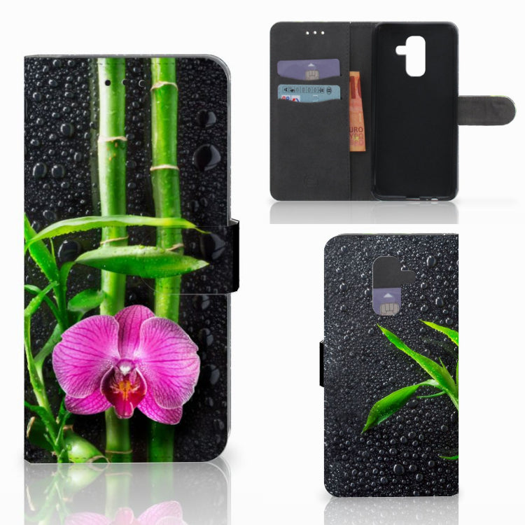 Samsung Galaxy A6 Plus 2018 Hoesje Orchidee