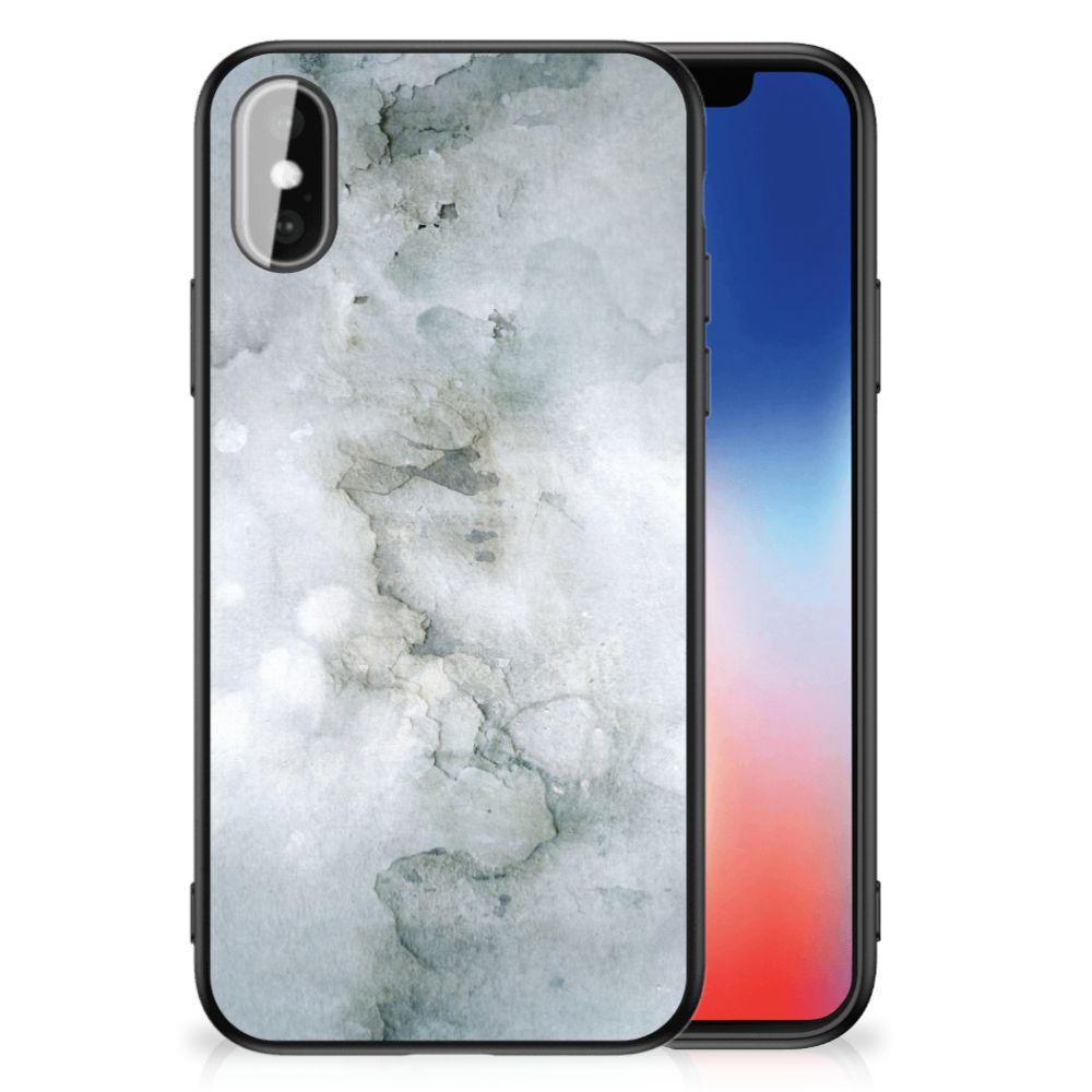 Kleurrijke Telefoonhoesje iPhone X | Xs Painting Grey
