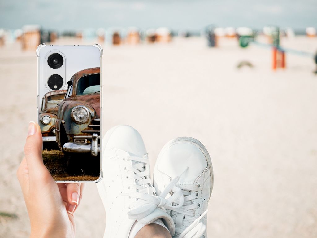OPPO Reno8 T 5G Anti-shock Hoesje met foto Vintage Auto B2C Telecom