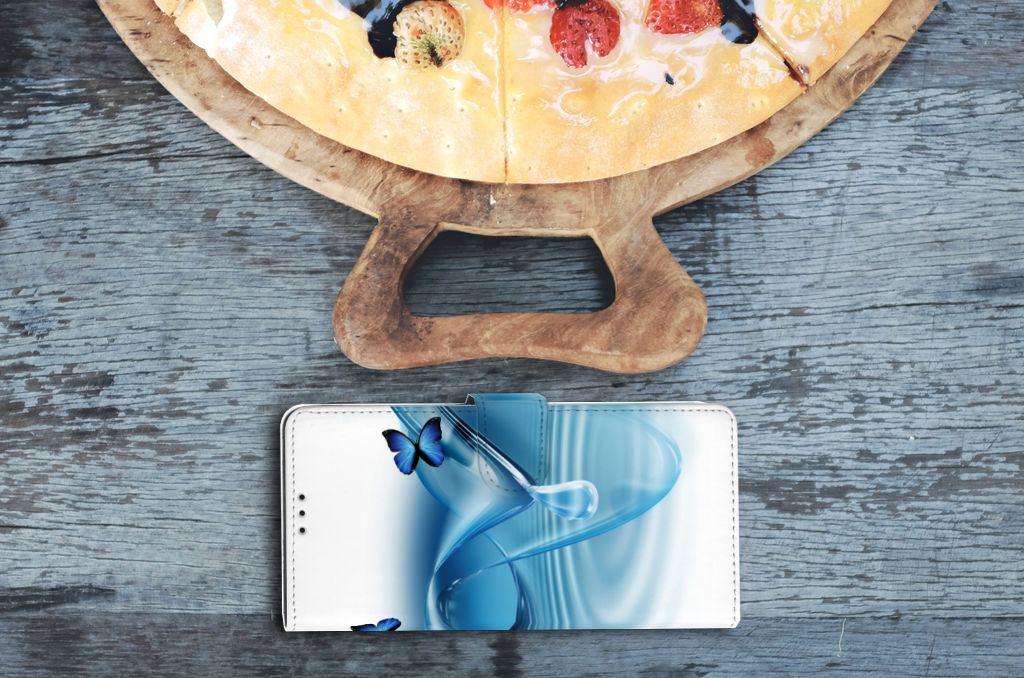 OnePlus 9 Pro Telefoonhoesje met Pasjes Vlinders