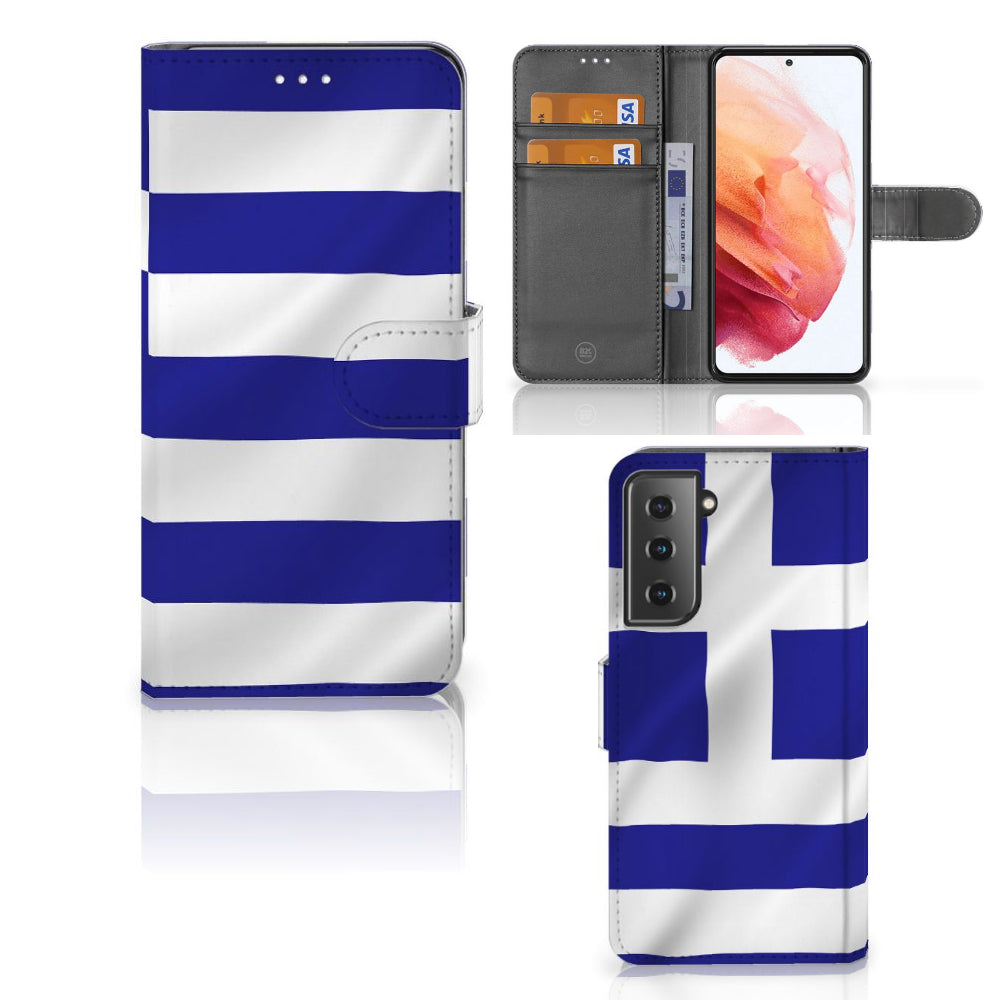 Samsung Galaxy S21 Bookstyle Case Griekenland